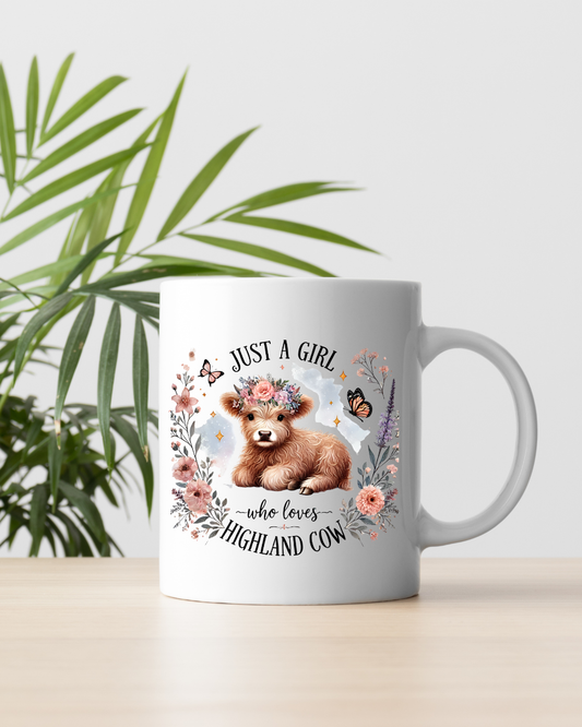 HIGHLAND COW 110z mug